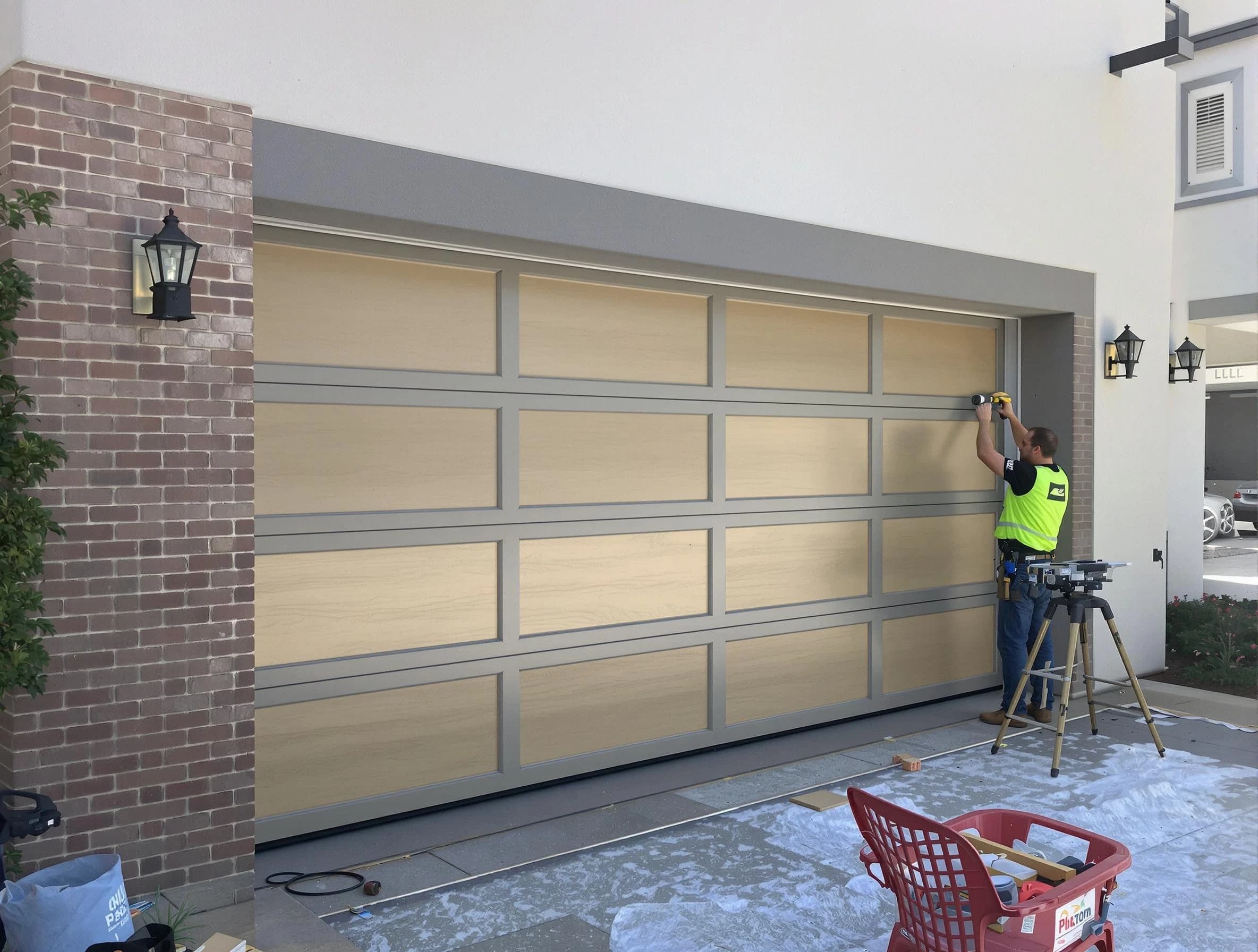 Garage door replacement service by Carnegie Garage Door Repair in Carnegie