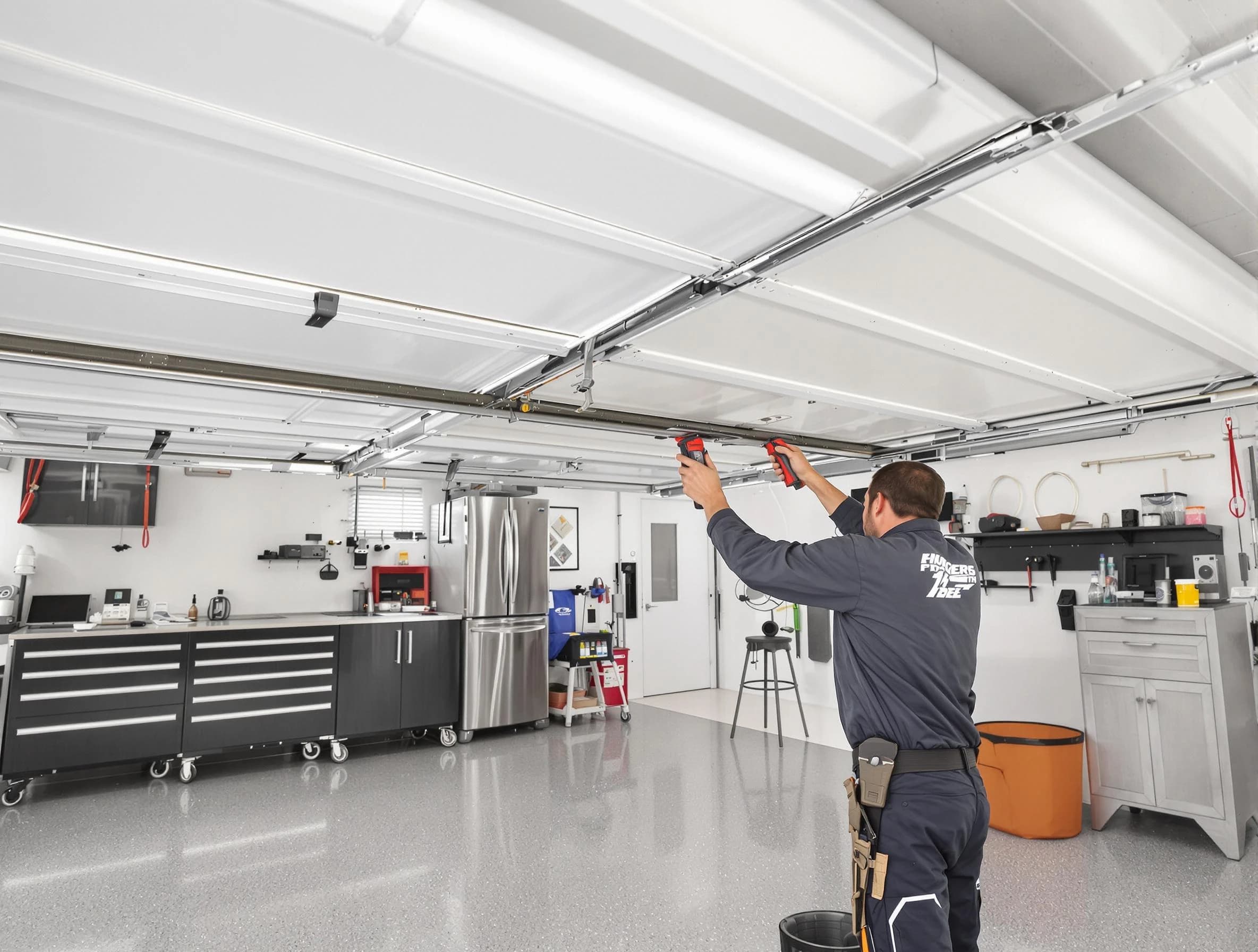 Overhead garage door repair service by Carnegie Garage Door Repair in Carnegie