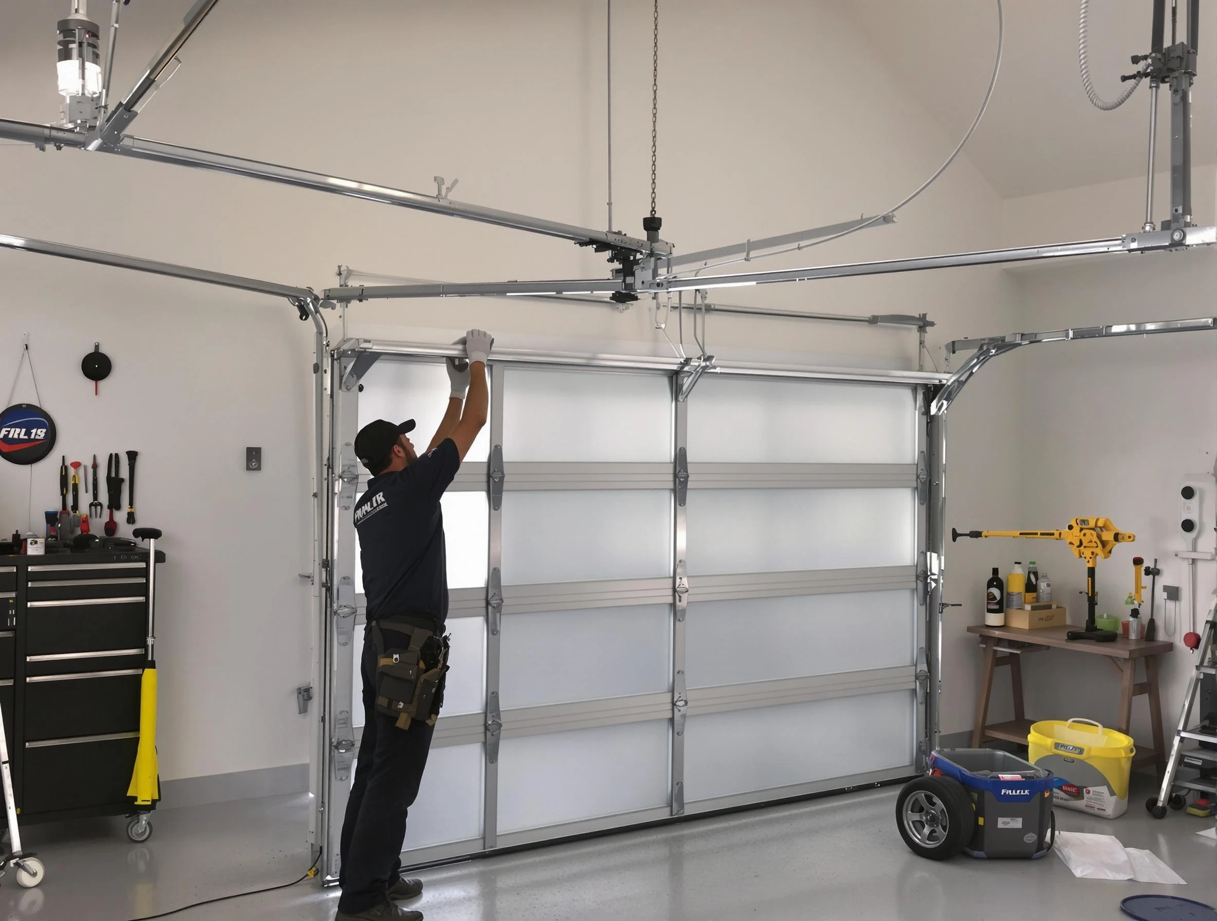 Carnegie Garage Door Repair certified team performing precision garage door installation in Carnegie