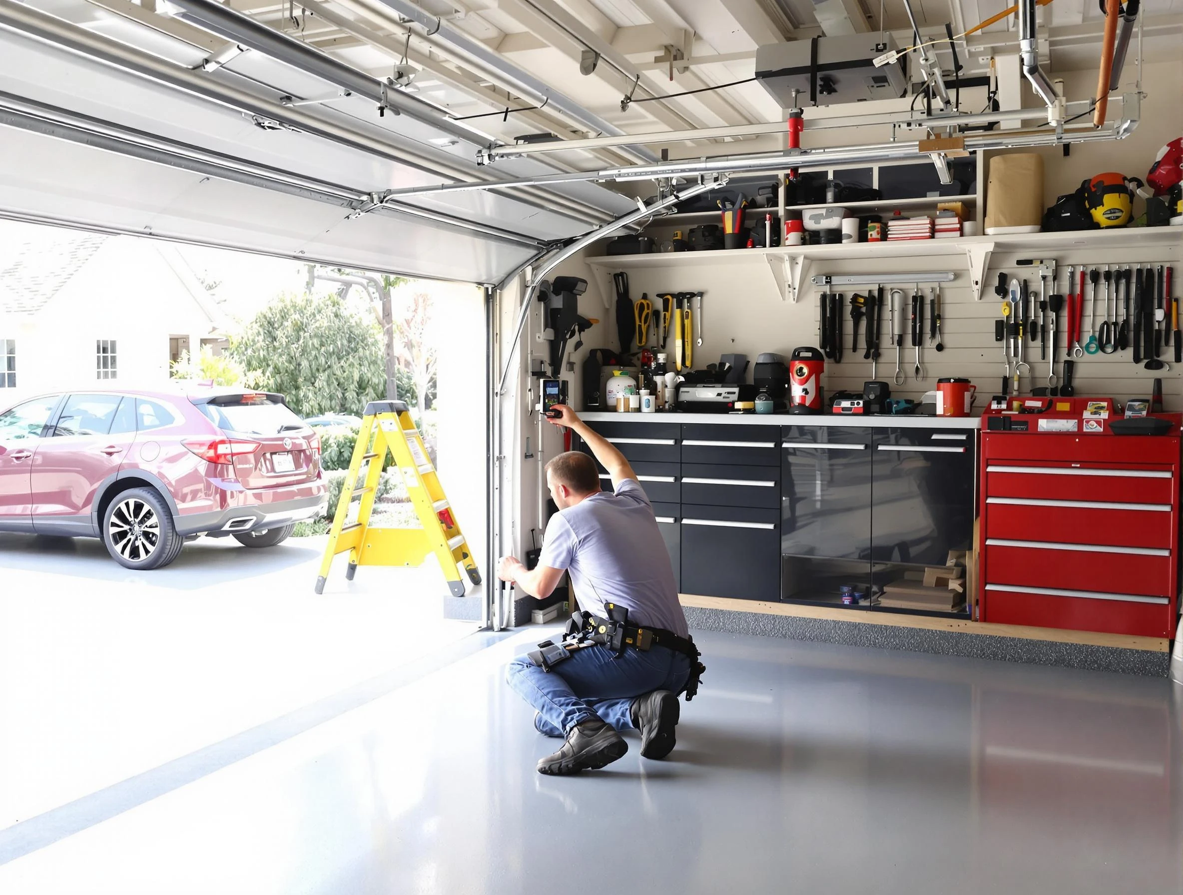 Local garage door repair service by Carnegie Garage Door Repair in Carnegie