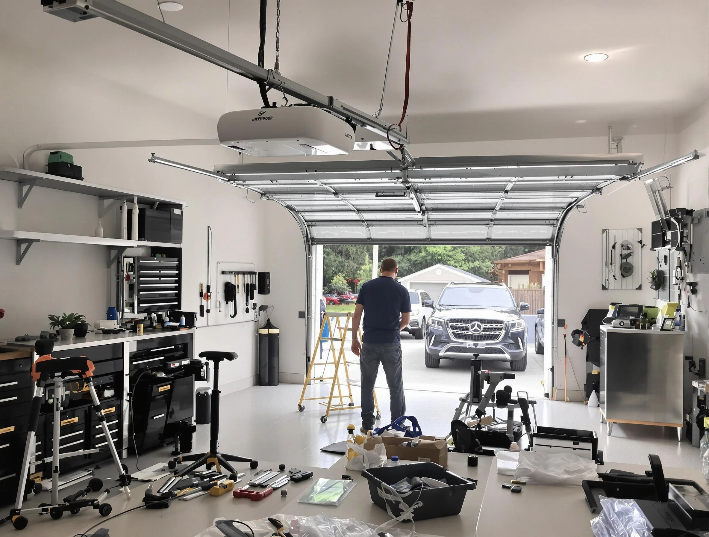Garage door opener installation by Carnegie Garage Door Repair in Carnegie