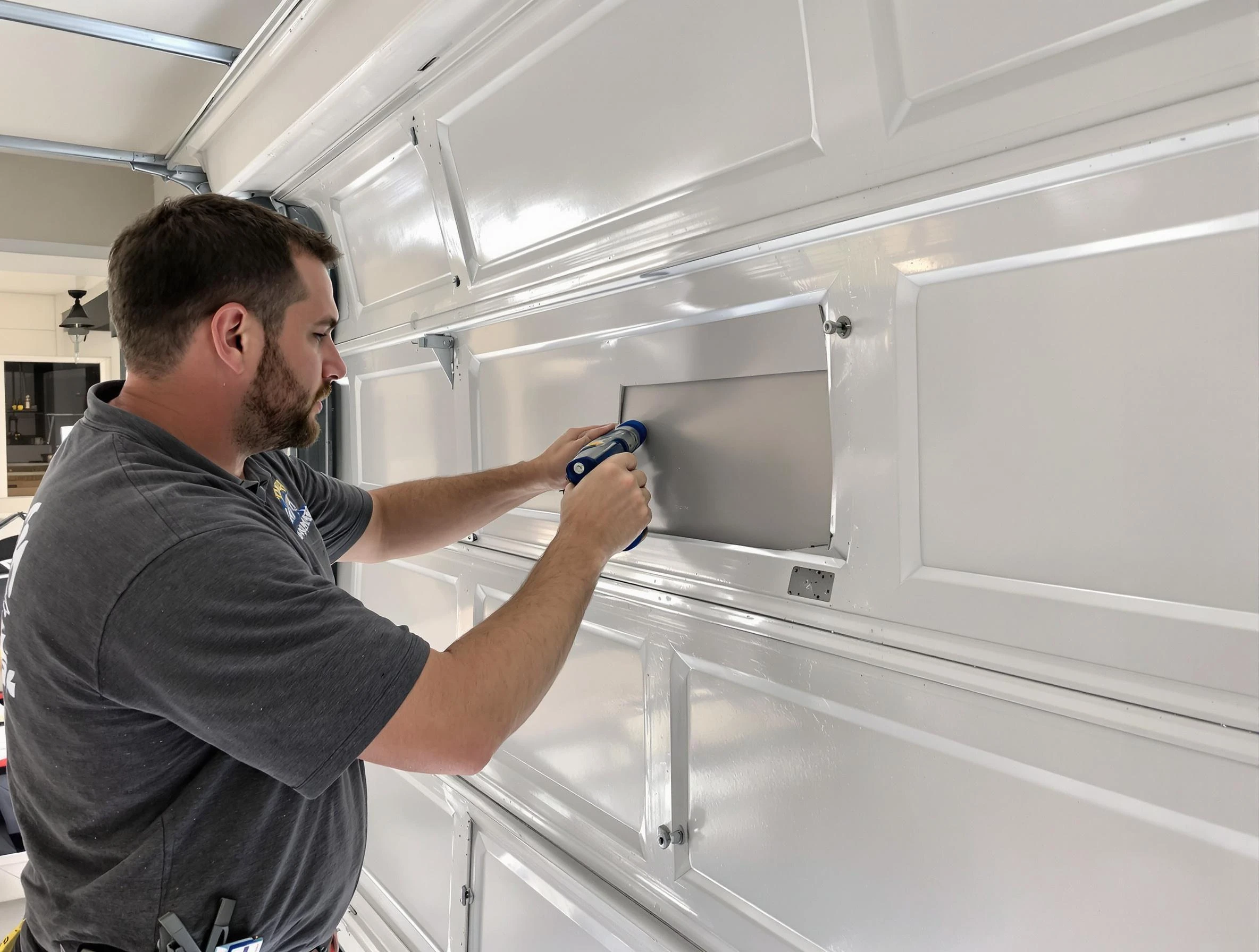 Garage door panel repair by Carnegie Garage Door Repair in Carnegie